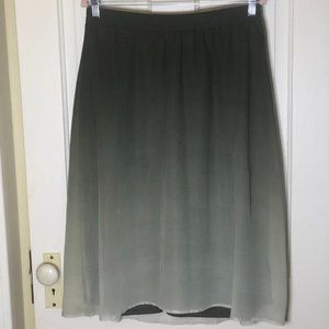 Ombre Midi Skirt